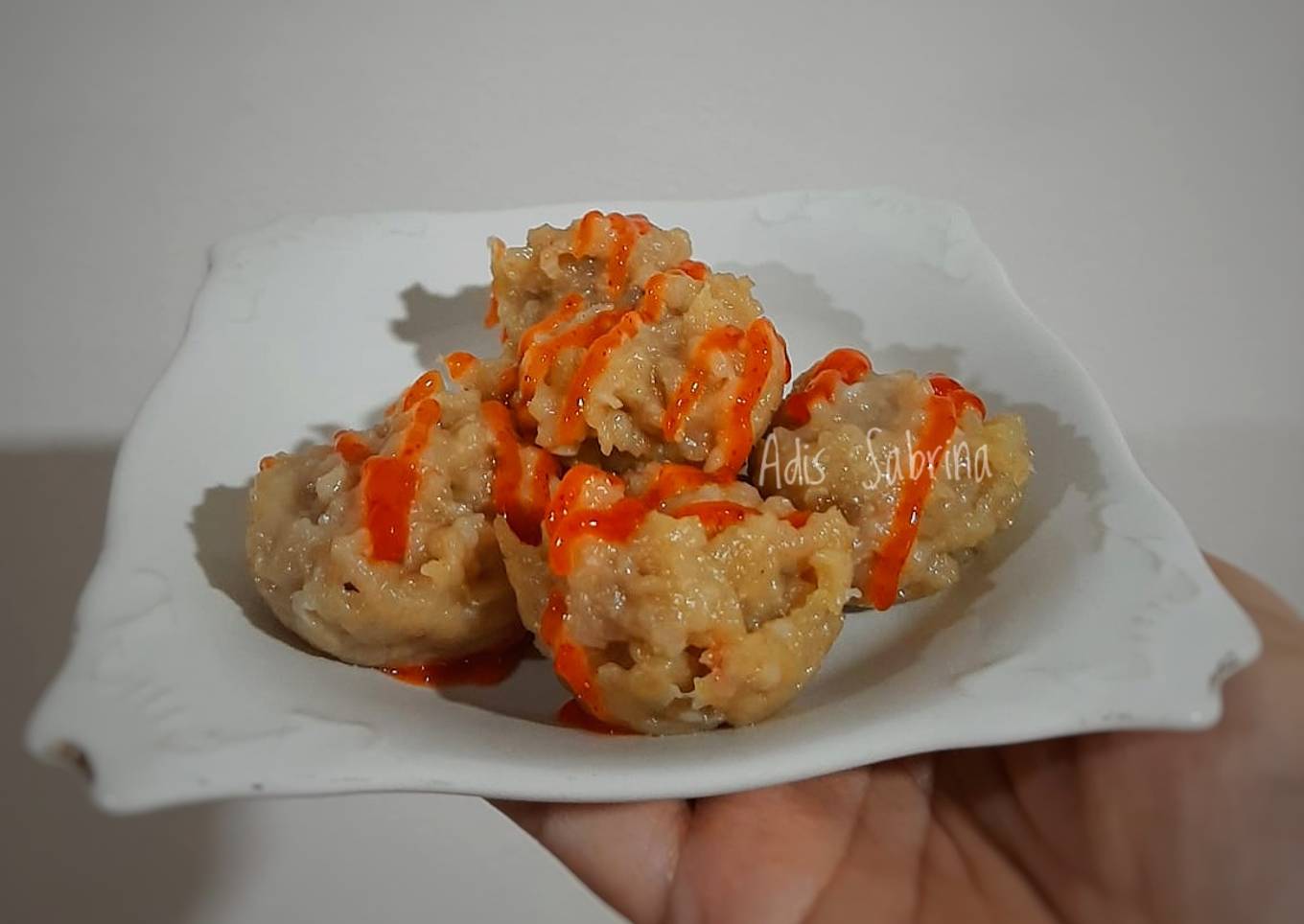 Siomay keriting ayam udang