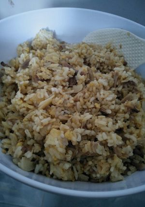Foto resep Nasi goreng ayam suwir