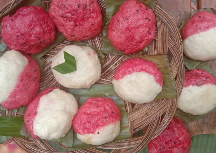 Bakpao buah naga dan original