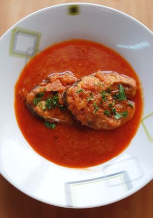 A picture of Bihari Fish Curry.