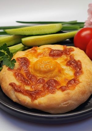A picture of High Protein Cottage Cheese Breakfast Boats 🧀🍳.