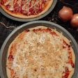 Homemade beef pizza