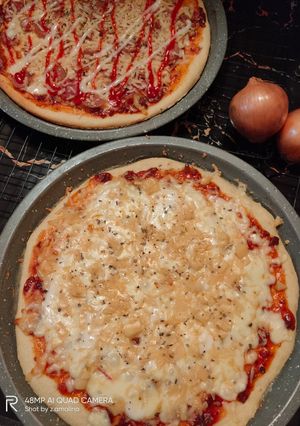 Foto resep Homemade beef pizza