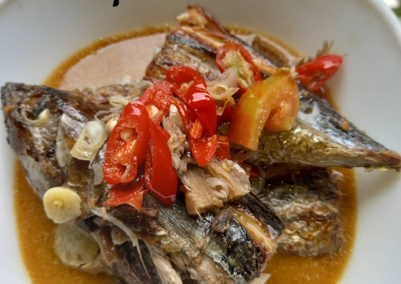 Ikan Asap Santan Bumbu Pedas