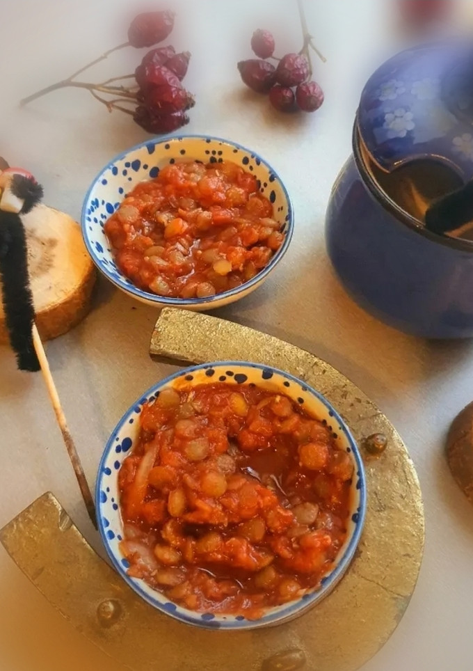 Svéd lencsesaláta recept fotója