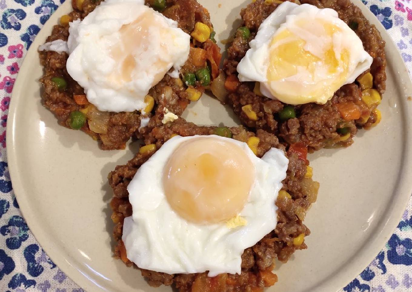 Ground Beef with Eggs
