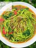 ผัดผักบุ้งฝอยเจ