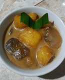 Kolak pisang kolang kaling