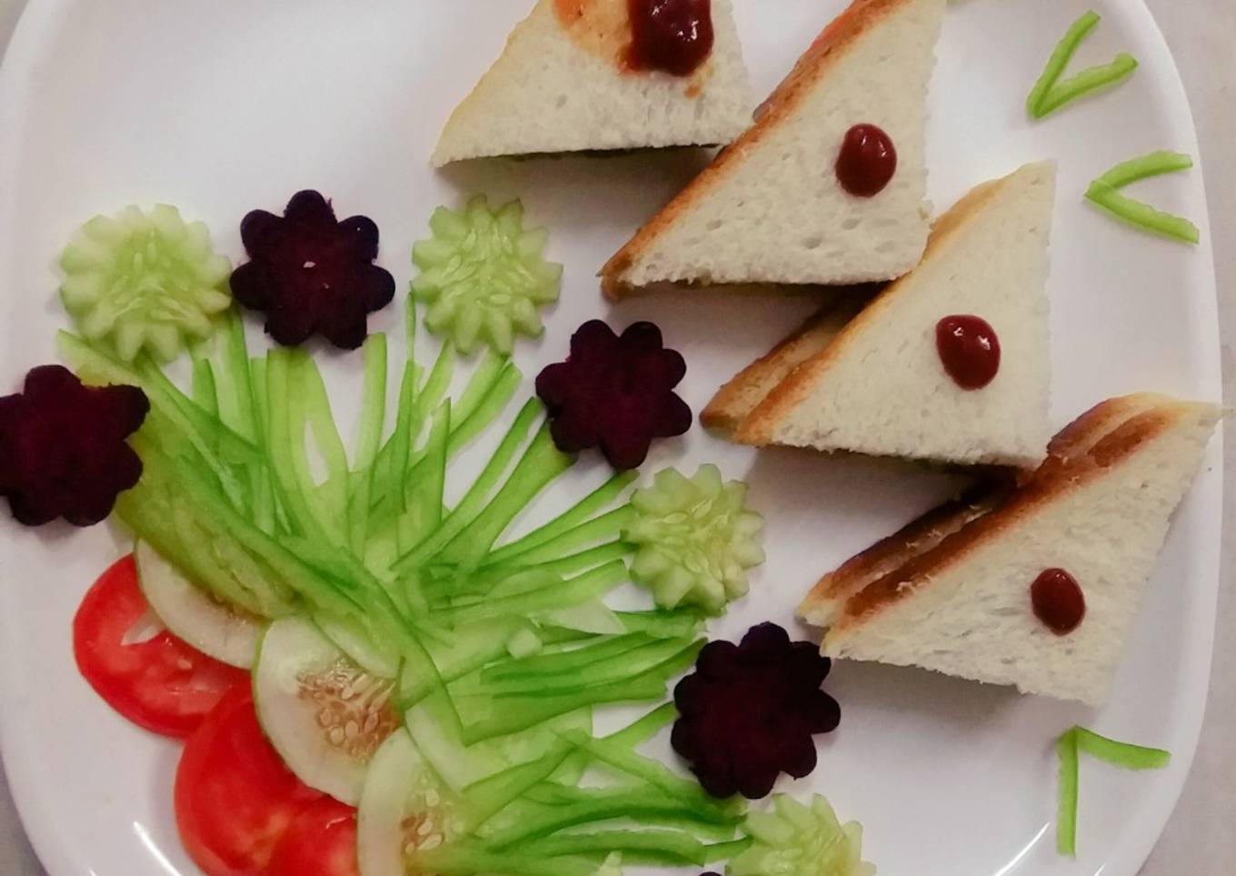 Vegetable sandwich