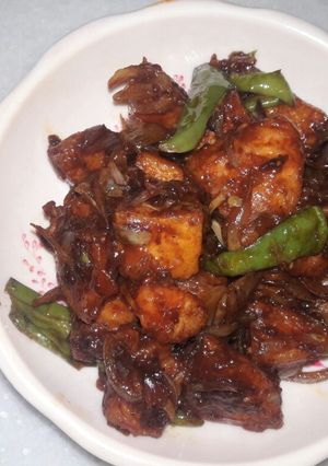 A picture of Idli Chili.