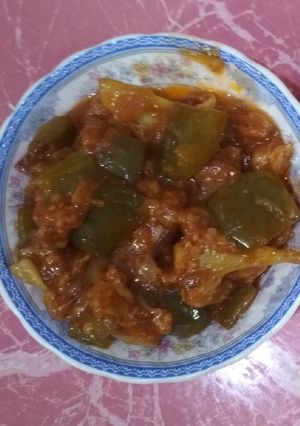 A picture of Gobhi Manchurian.