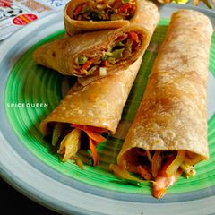 A picture of Vegetable Wrap.