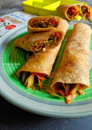 A picture of Vegetable Wrap.
