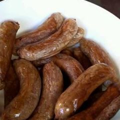 A picture of Crunchy sausages.