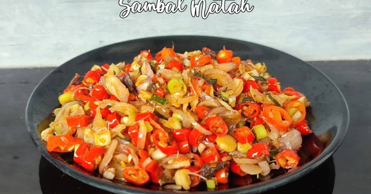 Resep Sambal Matah Paling Praktis dan Simple