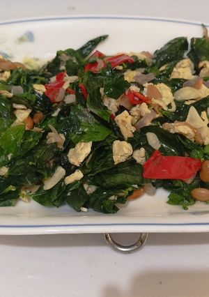 Foto resep Tumis katuk telur saus tauco