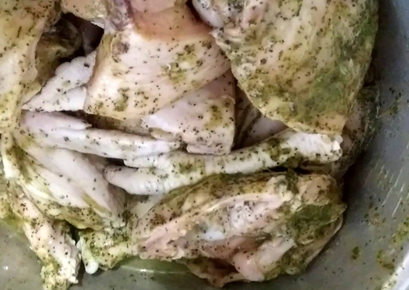 Pollo sazonado para freír Dominicano