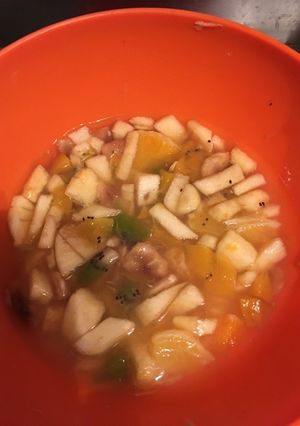 Una foto de Ensalada de frutas