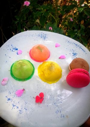 Una foto de Colorido mousse. 👨‍🍳🌈