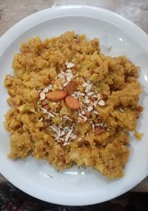A picture of Bread ka halwa.