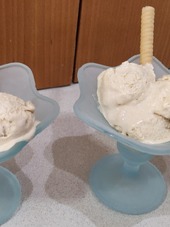 Una foto de Helado de turrón sin heladera
