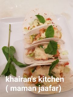 Chicken tortilla taco ainihin hoton girkin