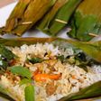 Nasi Bakar Isi Daging