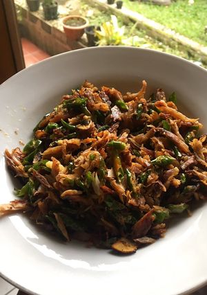 Foto resep Tongkol 🐟 Suir Cabe Ijo