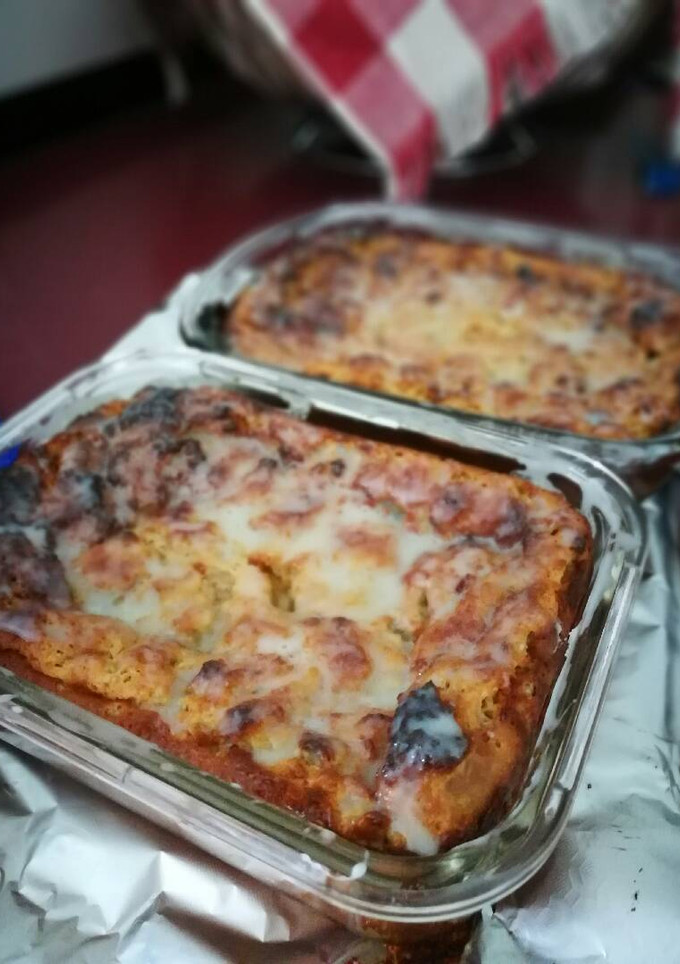 Una foto de Pudin de pan