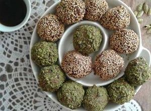 صورة لوصفة كرات التمر والشوفان