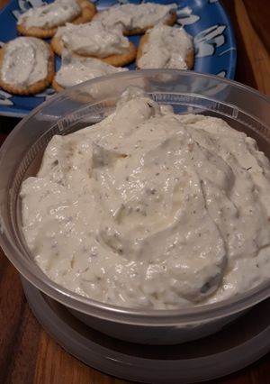 A picture of Garlic Feta Cheese Spread & Dip.