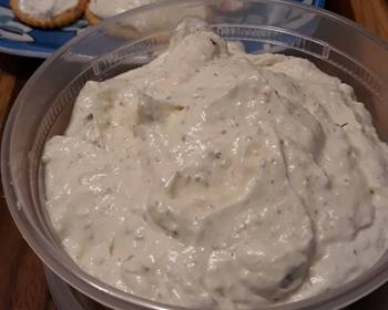 How To Serving Recipe Garlic Feta Cheese Spread  Dip Delicious Steady