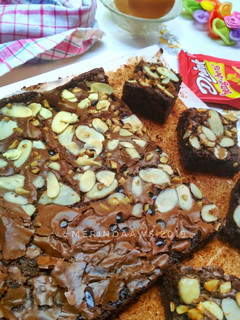 Foto resep Shiny Crust Fudgy Brownies