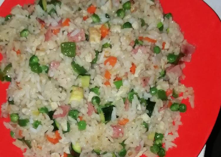 How to Prepare Homemade Chinese stir fry rice #my unique recipe