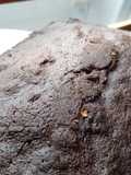 Brownie con harina de lenteja y cambur