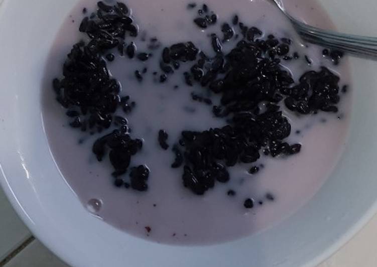 4 Langkah Resep Ketan Hitam Susu Yang Enak