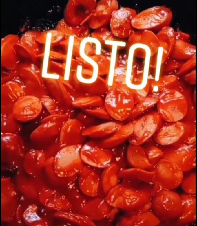 Una foto de Salchichas a la diabla