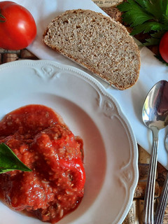 Glutén-, tej- és tojásmentes töltött paprika recept fotója
