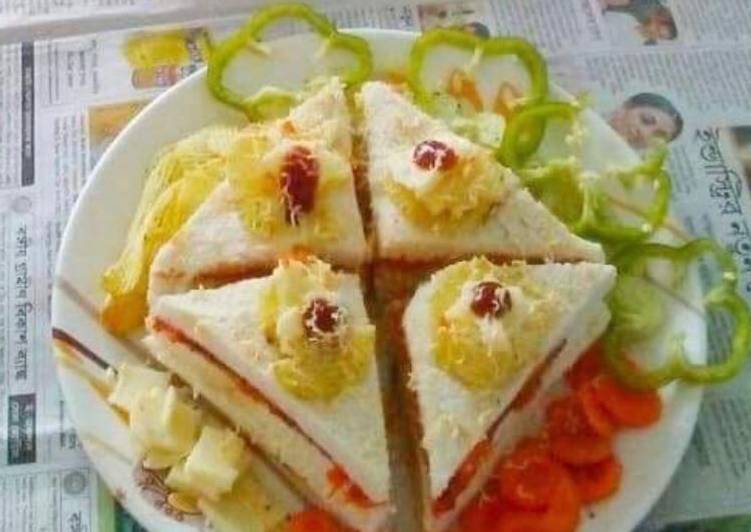 Recipe of Speedy Vegetable sandwich