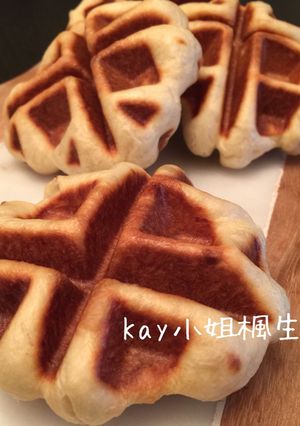 [冷壓法]比利時列日鬆餅Belgian Liege Waffles(天然酵母版) 的食譜成品照片