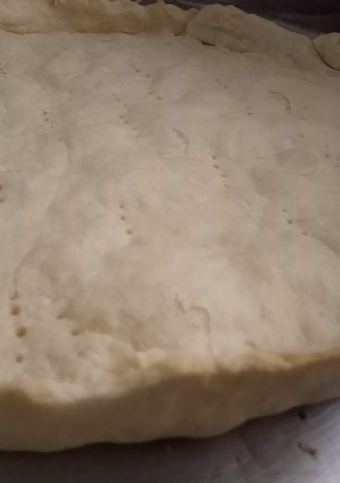 Una foto de Masa para tarta salada 50 y 50