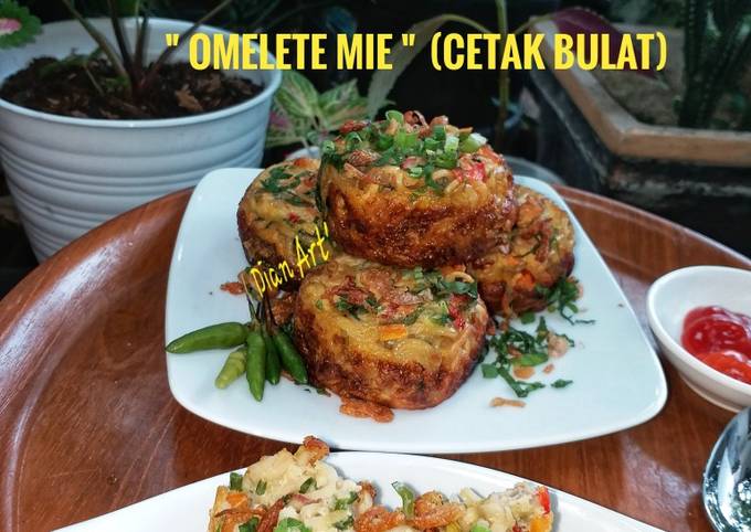 Omelete Mie (Cetak Bulat)