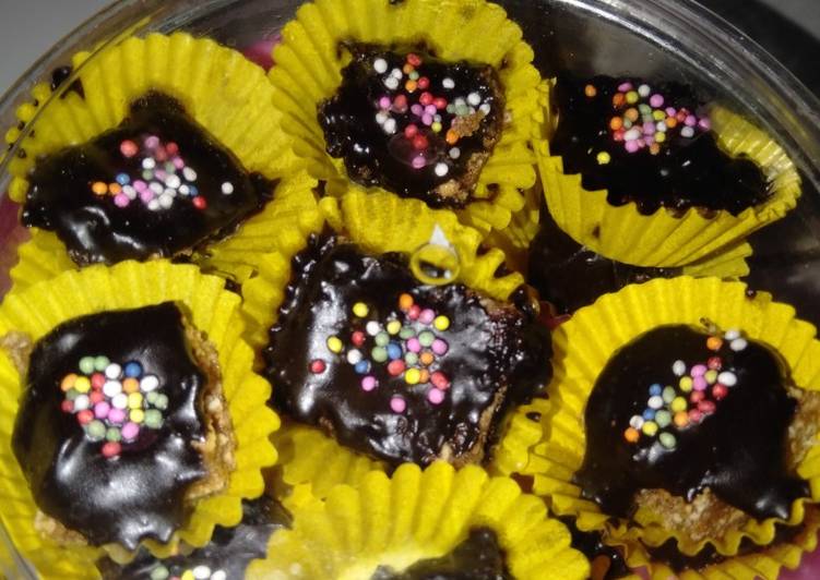 Kue marie coklat🍫🍪 no oven no mixer cuma 3 bahan!!