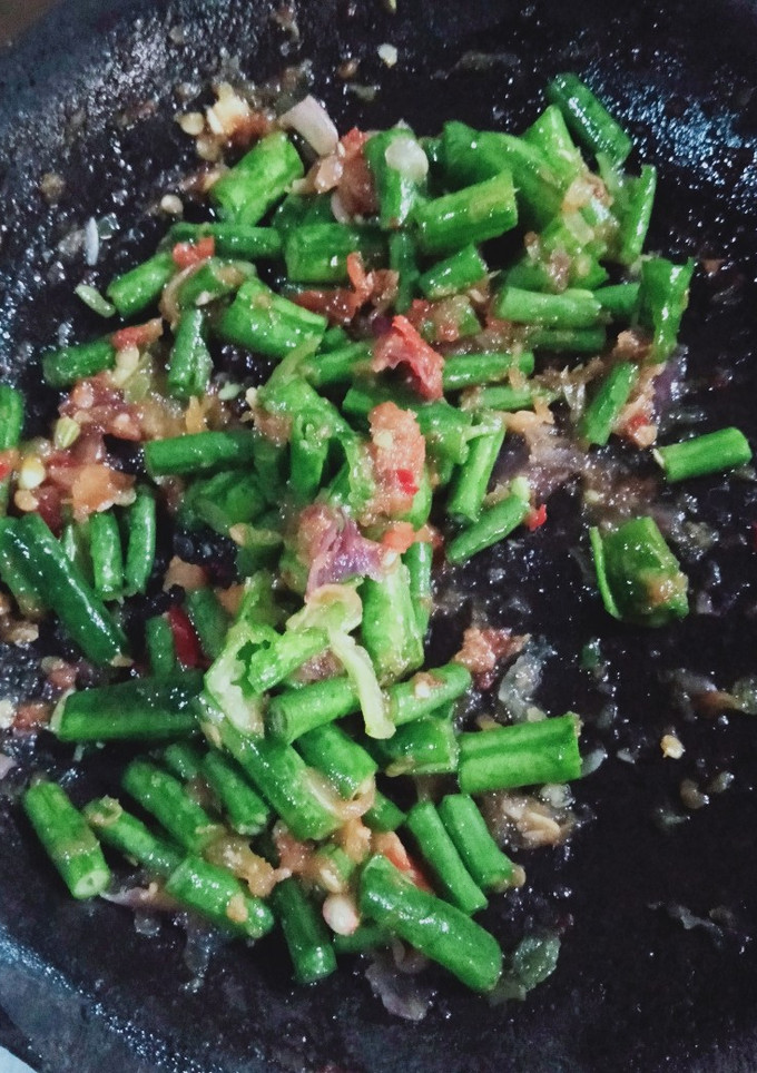 Foto resep Sambal kencur kacang panjang