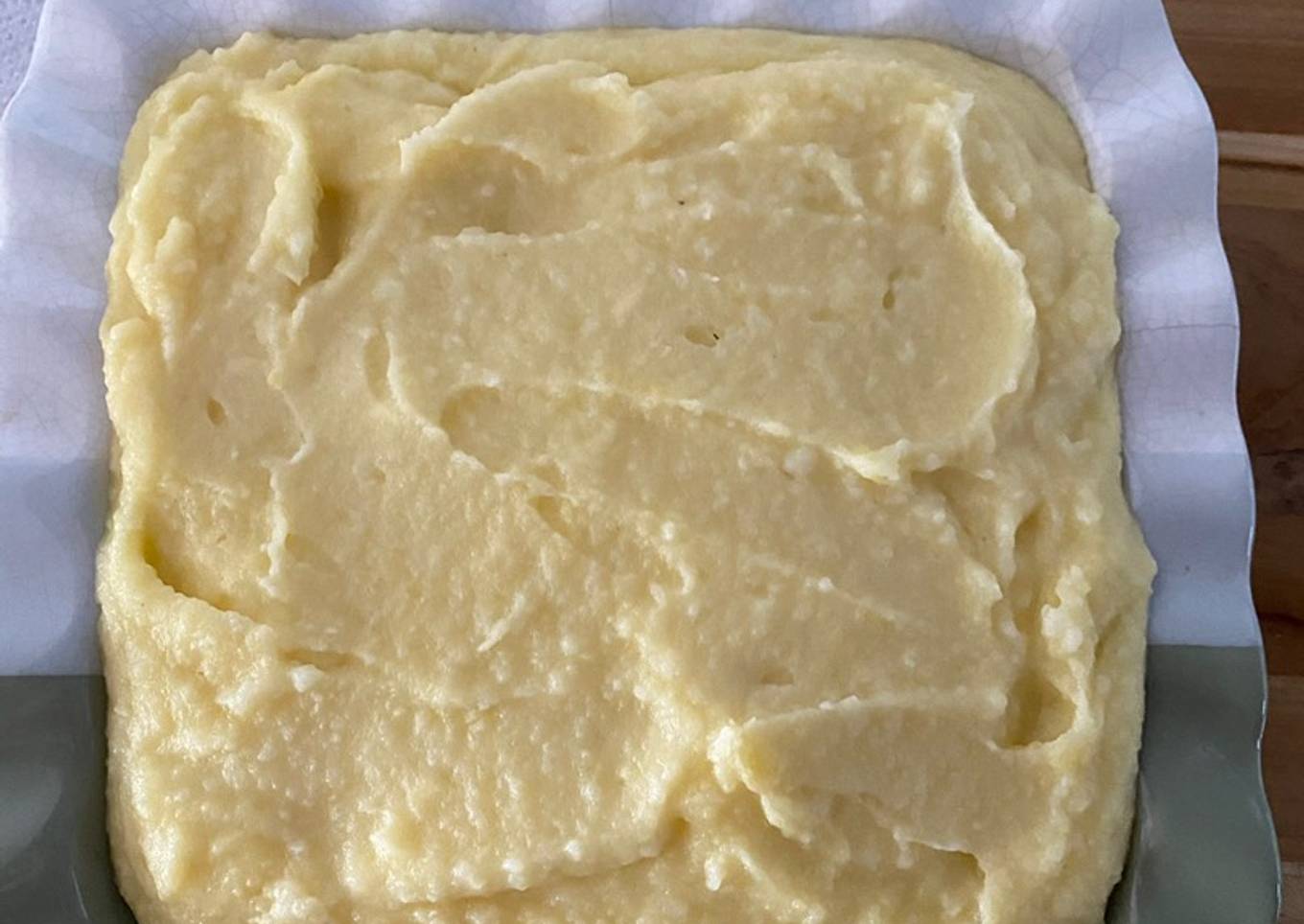 Puré de papa esponjoso