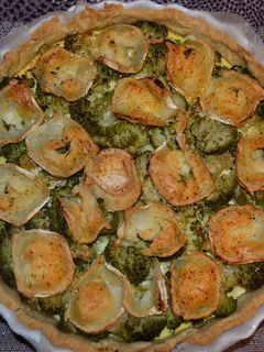 Une photo de Quiche brocolis & chèvre