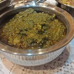 A picture of Palak gosht.