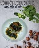 Lươn nướng nước tương  Phủ sốt lá lốt