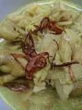 Ketewel (Nangka Muda) bumbu kuning + ceker