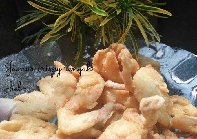 Resep Jamur Krispi Mudah Dan Kriuk Oleh Helain Cookpad